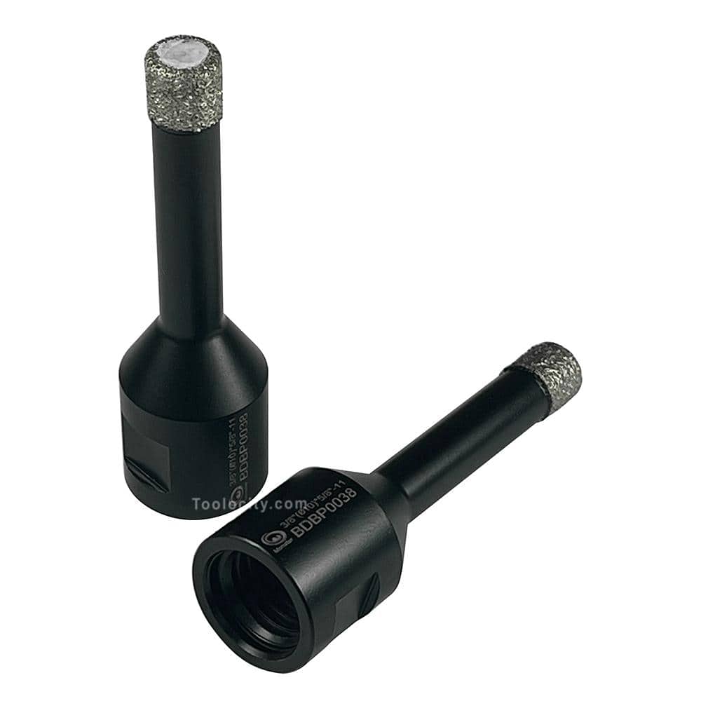 3/8 in. Brazed Diamond Core Bit/Hole Saw for Granite, Quartzite, Marble, Concrete, Porcelain and Ceramic (3-Pack) price history on PriceWatchPro