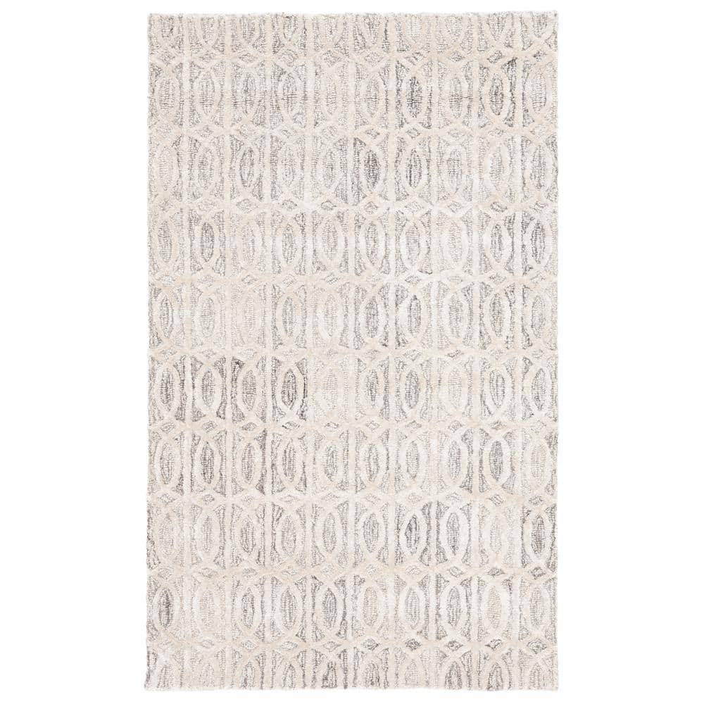 Ebony Natural/Ivory Doormat 3 ft. x 5 ft. Modern Area Rug price history on PriceWatchPro