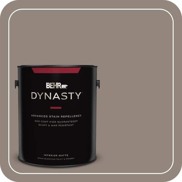 1 gal. #T14-8 Film Fest Matte Interior Stain-Blocking Paint & Primer
