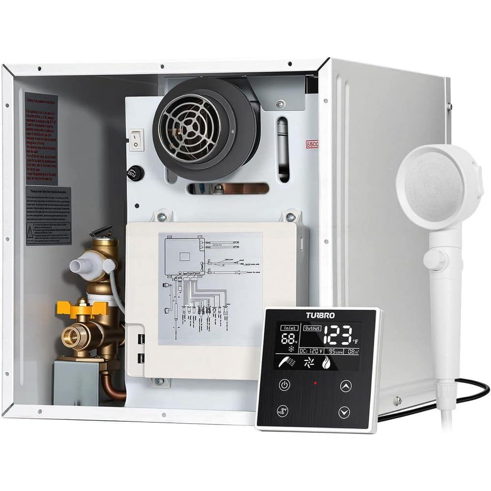 65,000 BTU RV Tankless Water Heater, On-Demand Propane Hot Water, 12V DC, High-Altitude Ready, CSA Certified price history on PriceWatchPro
