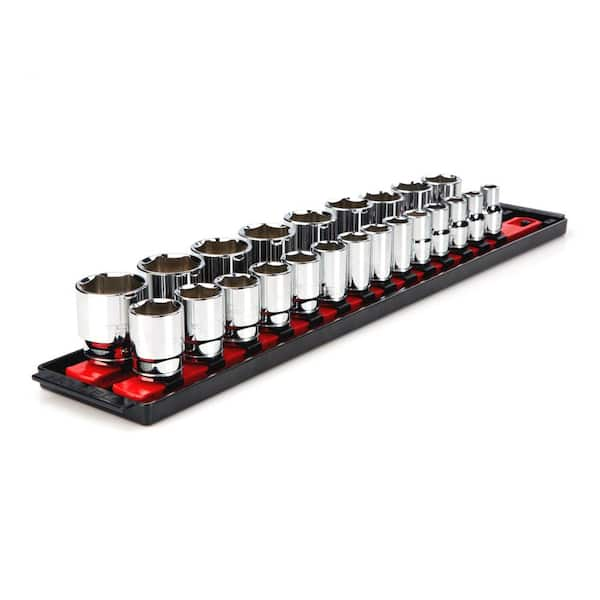 TEKTON 1/2 in. Drive 6-Point Socket Set (23-Piece)