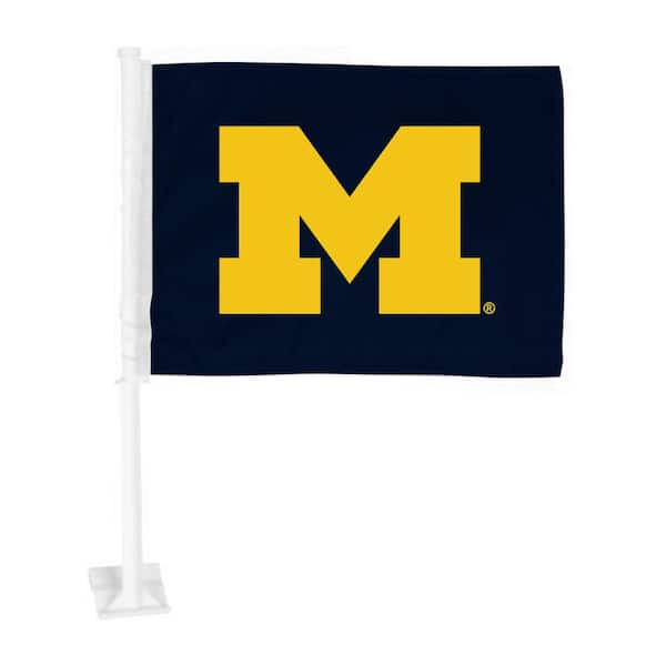 FANMATS University of Michigan Car Flag