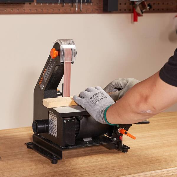 VEVOR 2.5 Amp Corded 1 in. x 30 in. Belt and 5in. Disc Sander Combo with 0 45 Adjustable Cast Aluminum Worktable ZHSDPSGJMGJCKJMQXV1 The Home Depot