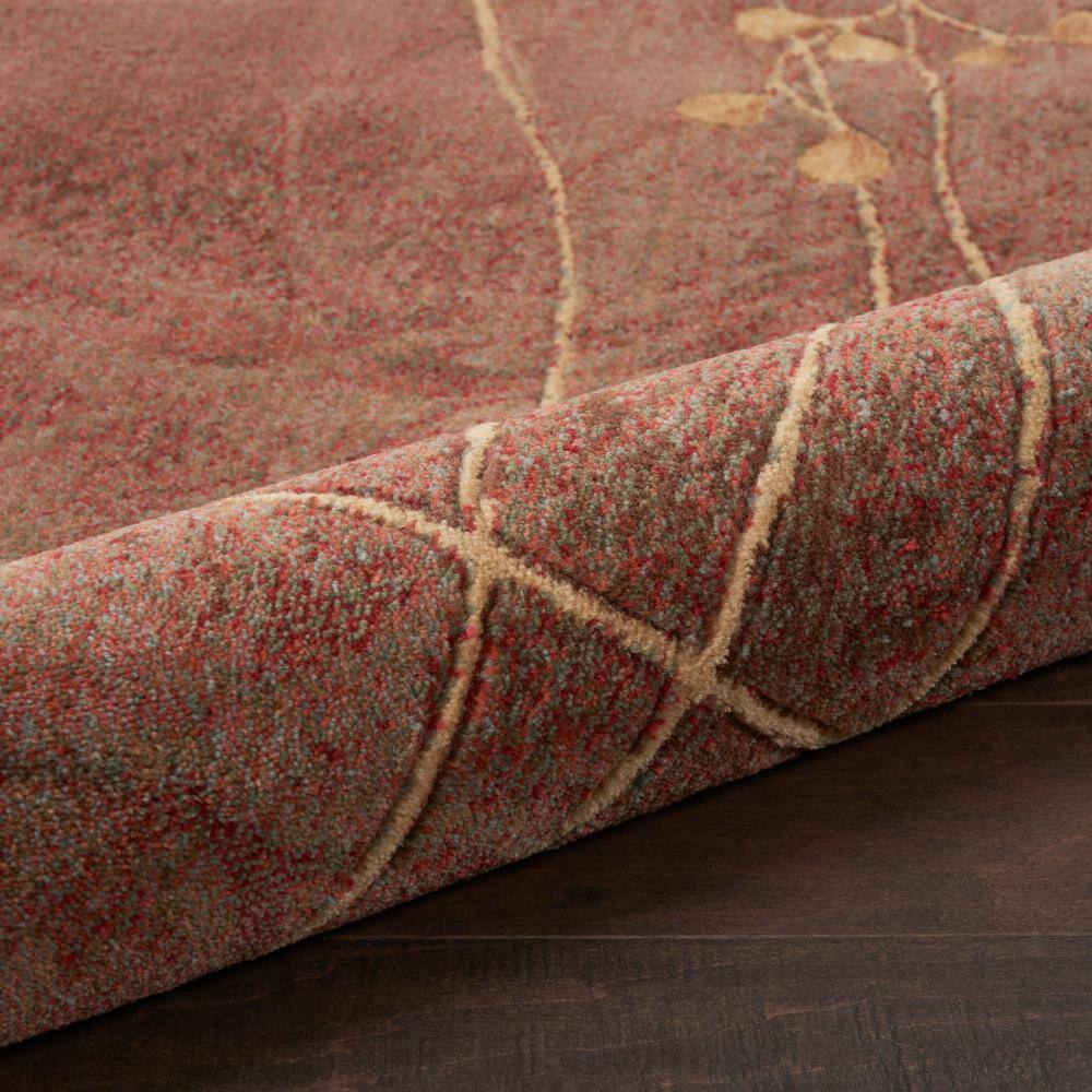 Handmade Multicolor Traditional Memory Foam Rug - 5' x 7'