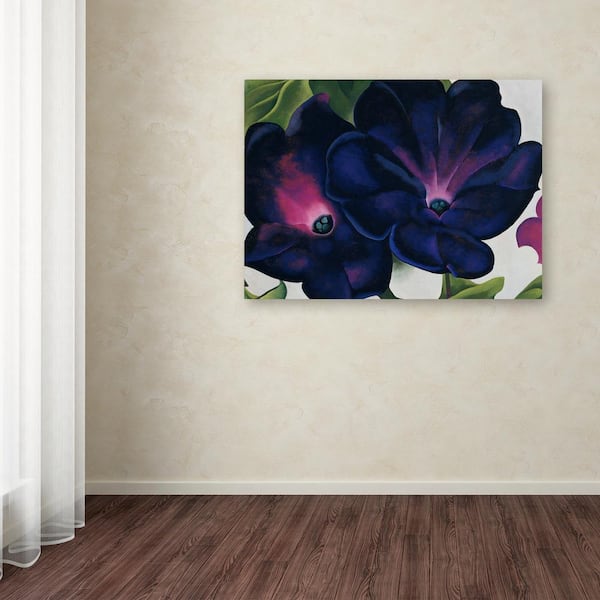 Black and Purple Petunias by Georgia O'Keeffe – The Art of