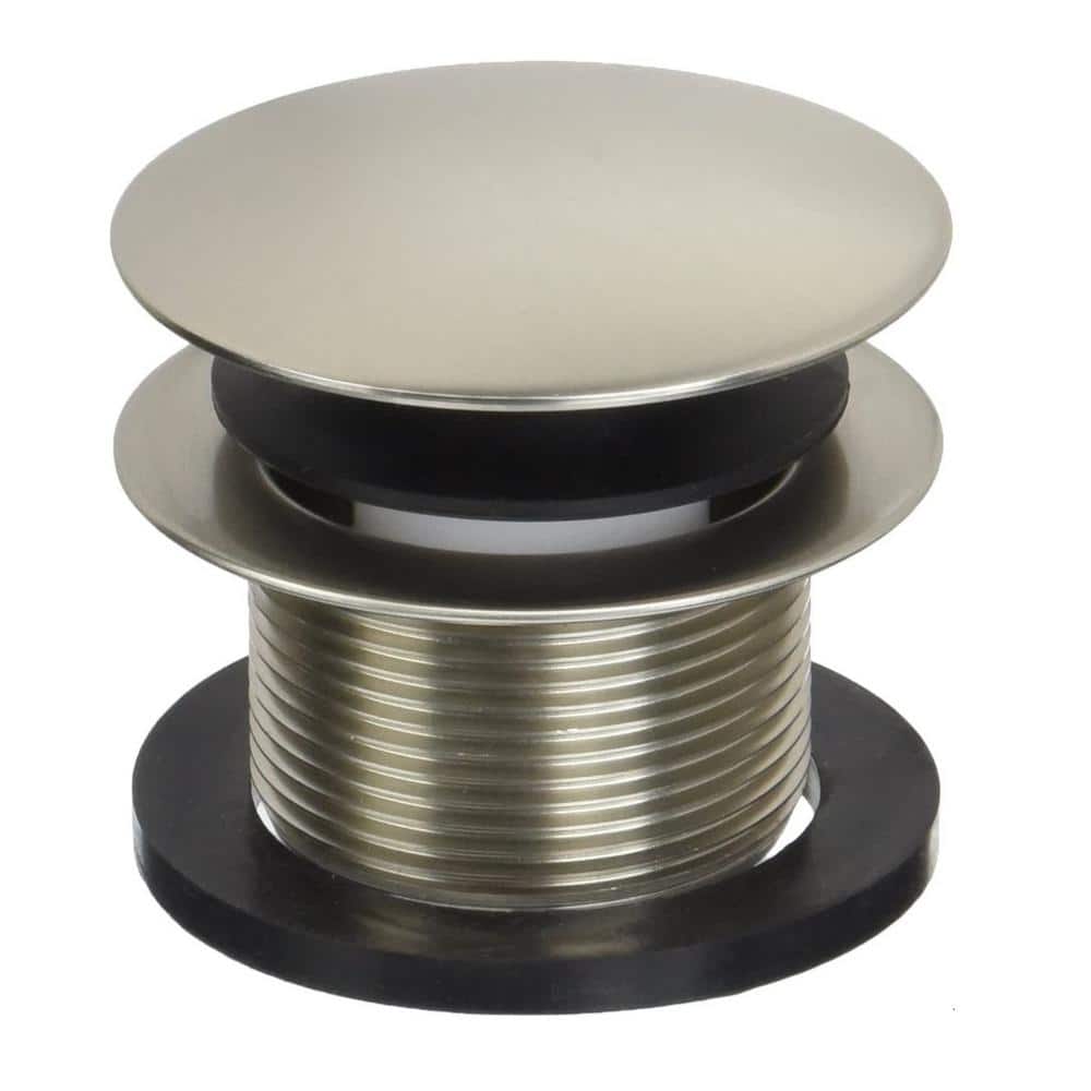 1-1/2 in. NPSM Coarse Thread Mushroom Tip-Toe Bathtub Drain Stopper, Satin Nickel price history on PriceWatchPro