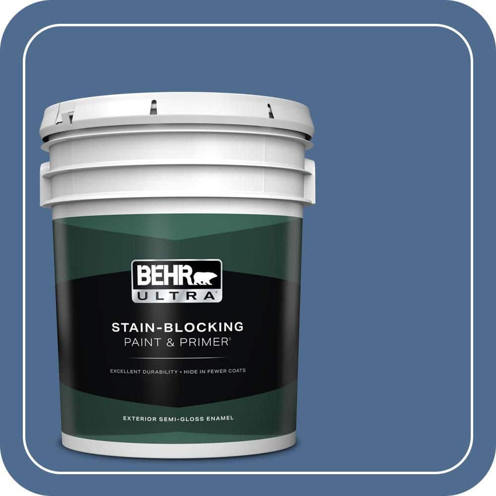 5 gal. #590D-6 Wickford Bay Semi-Gloss Enamel Exterior Paint & Primer price history on PriceWatchPro