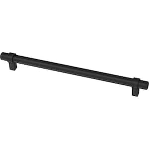 Simple Wrapped Bar 8-13/16 in. (224 mm) Matte Black Cabinet Drawer Pull (30-Pack)