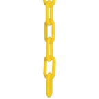 1.5 in. (#6, 38 mm) x 25 ft. Yellow Plastic Chain
