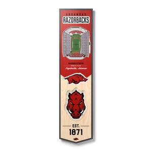 YouTheFan NFL Arizona Cardinals Wooden 8 in. x 32 in. 3D Stadium