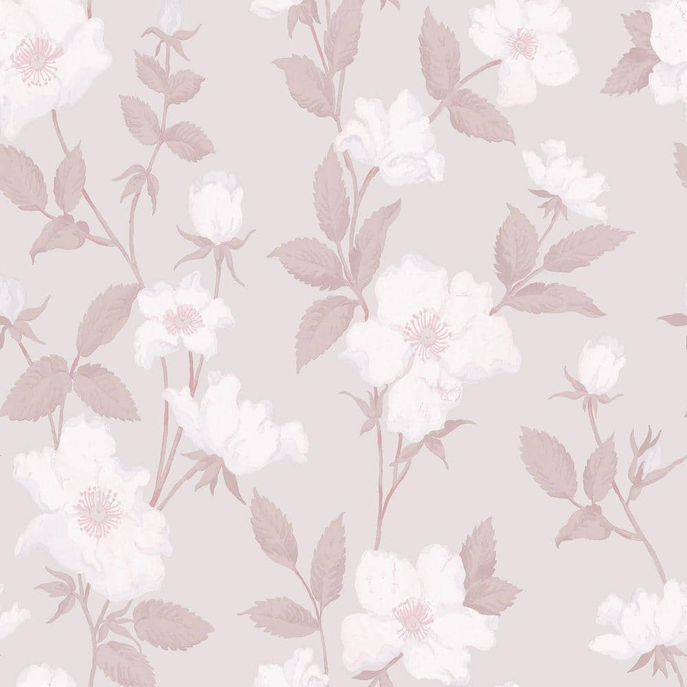 Removable Wallpaper 12ft x 2ft - Bold Coral Magenta Lv Lavender