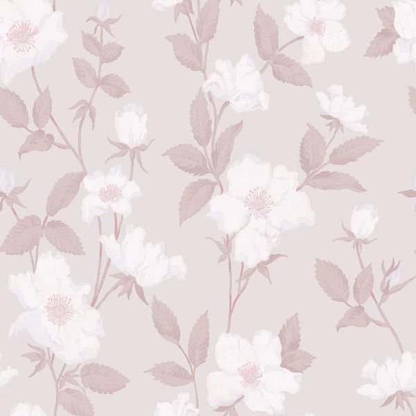 Laura Ashley Laura Ashley Fleurir Sugared Violet Wallpaper