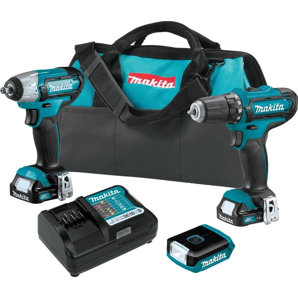 Have a question about Makita 12V max CXT Lithium-Ion Cordless 3-piece Combo  Kit (Driver-Drill/Impact Wrench/Flashlight) 1.5 Ah? Pg The Home Depot