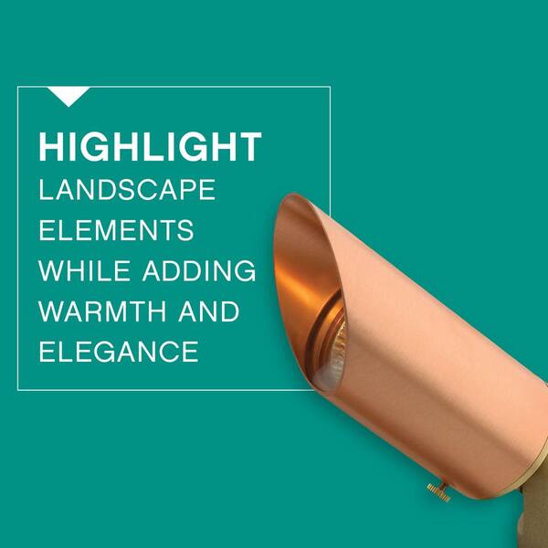 Hinkley Lighting - Low-Voltage 50-Watt Copper Outdoor Spot Light