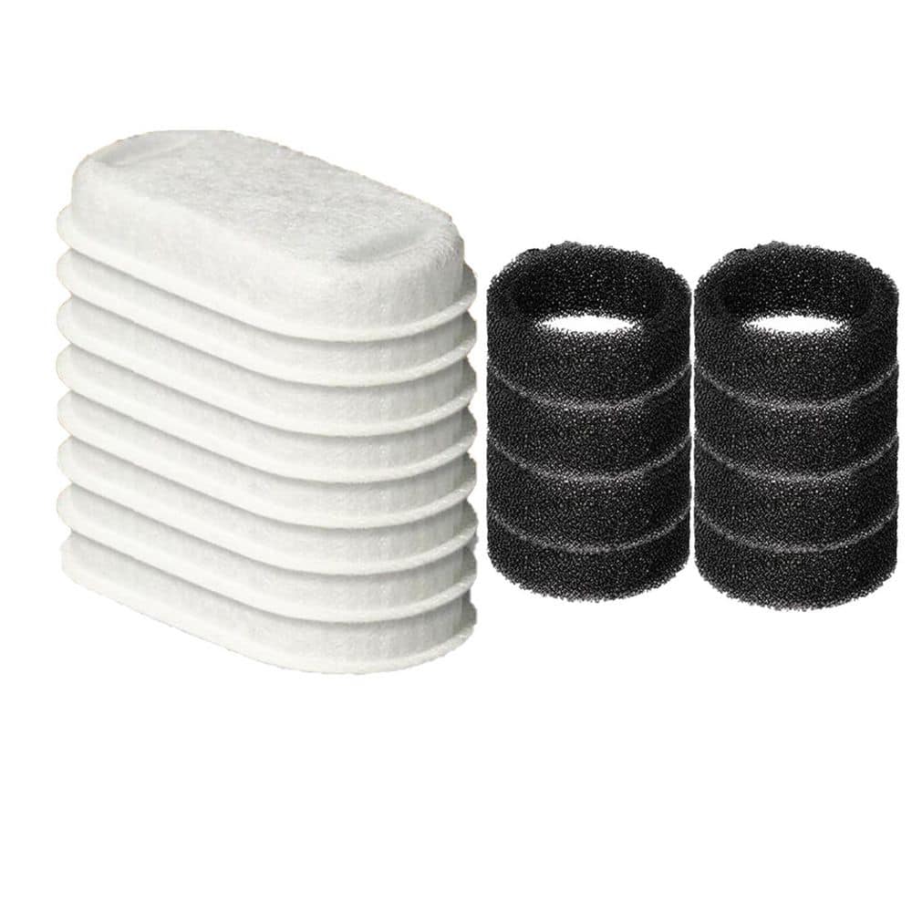 Cat Water Fountain Replacement Filters 16 Pack for 67oz/2L Stainless Steel Adjustable Water Flow Pet Fountain 8+8 Pack price history on PriceWatchPro