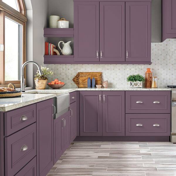 BEHR PREMIUM 1 gal. #S110-6 Plum Royale Semi-Gloss Enamel Interior