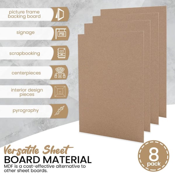 Angel Sar 0.0 7 in. x 0.67 ft. x 0.83 ft. MDF Board with