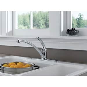 Foundations Single-Handle Standard Kitchen Faucet in Chrome