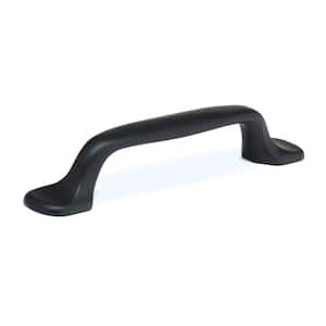 Monceau Collection 3 3/4 in. (96 mm) Matte Black Traditional Curved Cabinet Bar Pull