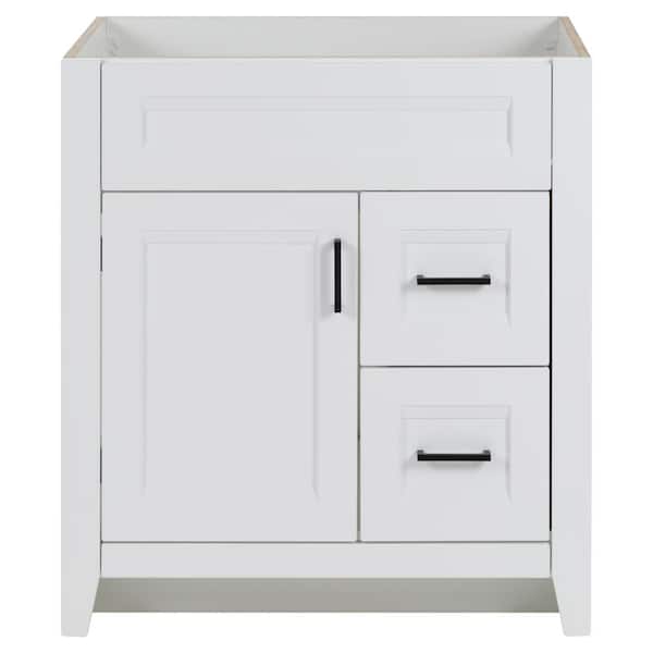 Home Decorators Collection Ridge 30 in. W x 22 in. D x 34 in. H Bath Vanity Cabinet without Top in White