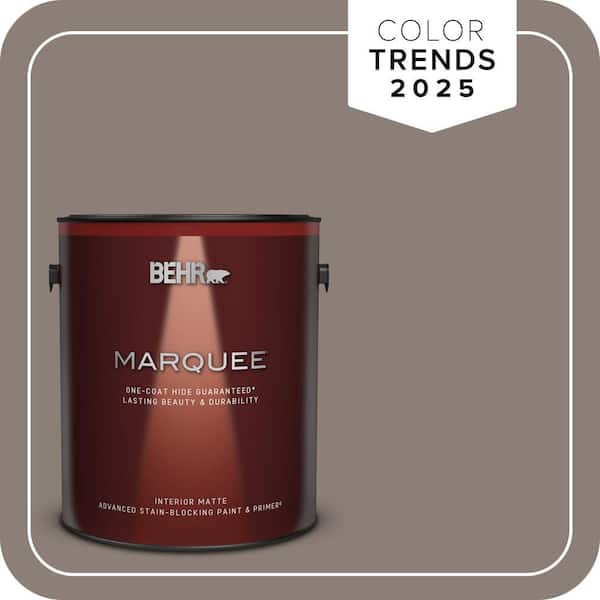 BEHR MARQUEE 1 gal. Home Decorators Collection #HDC-NT-27B Wild Truffle One-Coat Hide Matte Interior Paint & Primer