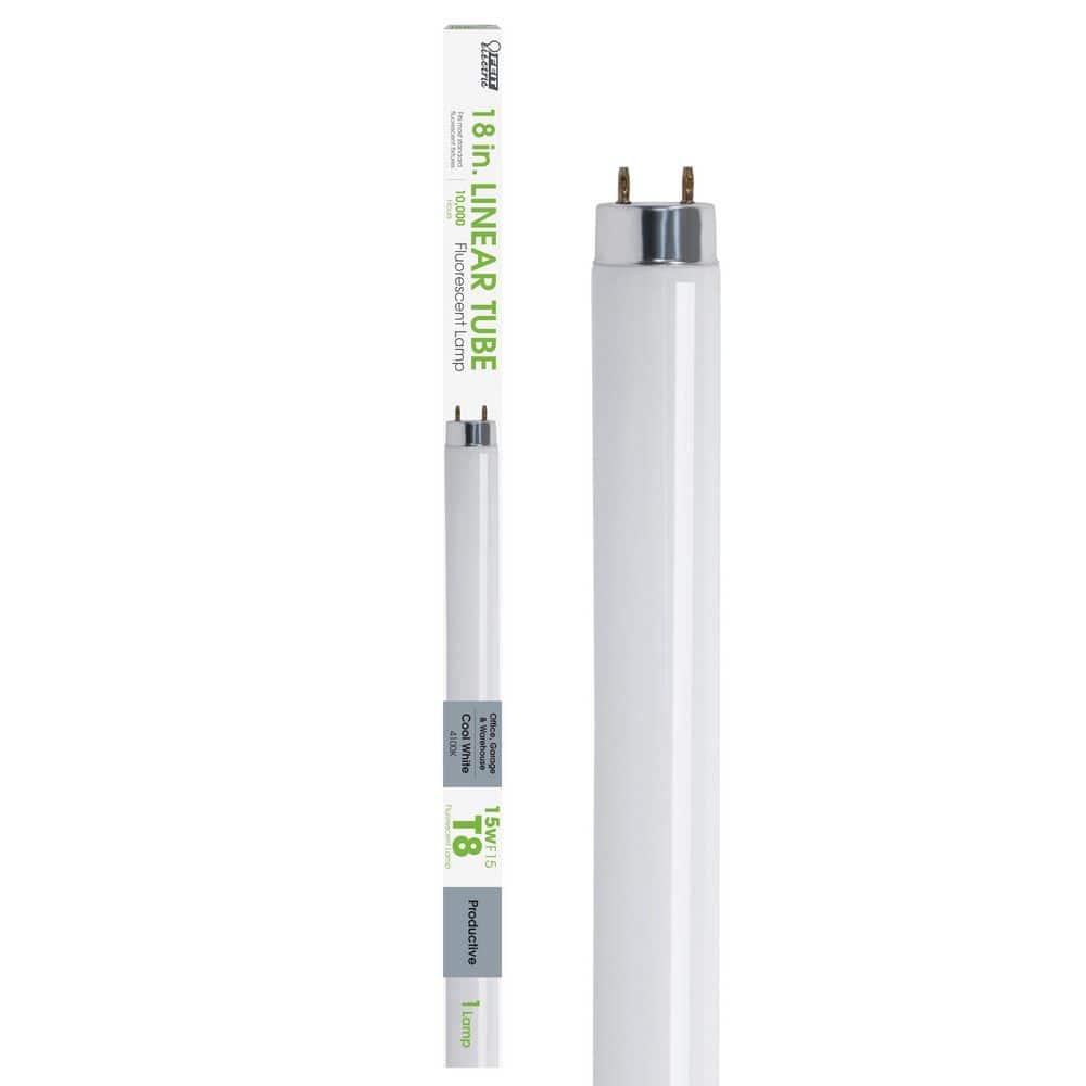 TOTONOE LIGHT LEDライト Feit Electric 15-Watt 18 in. T8 G13 Linear Fluorescent Tube Light
