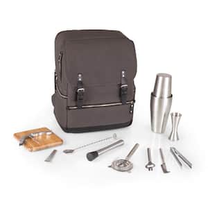 Bar-BackPack Grey Portable Cocktail Tote