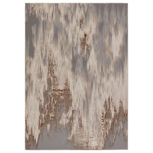 Cynan Brown 9 ft. 3 in. x 13 ft. Abstract Area Rug
