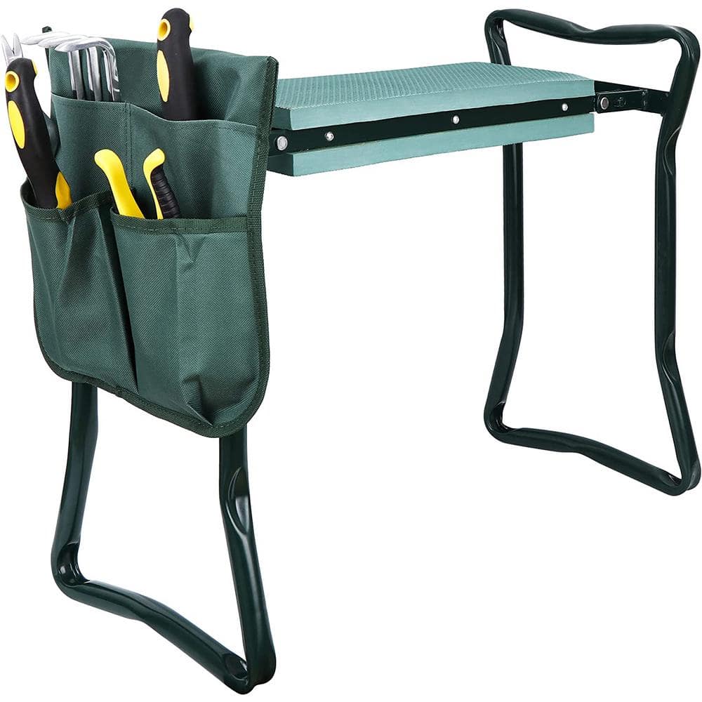 2-Piece, Garden Kneeler Seat Multiuse Portable Garden Bench Garden Stools F