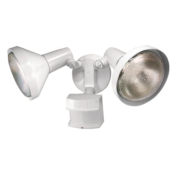 Unbranded 300 Watt 240-Degree Motion Sensor White Outdoor Flood Light