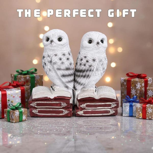 White Owl Resin Bookend HDFFYXTHNG - The Home Depot