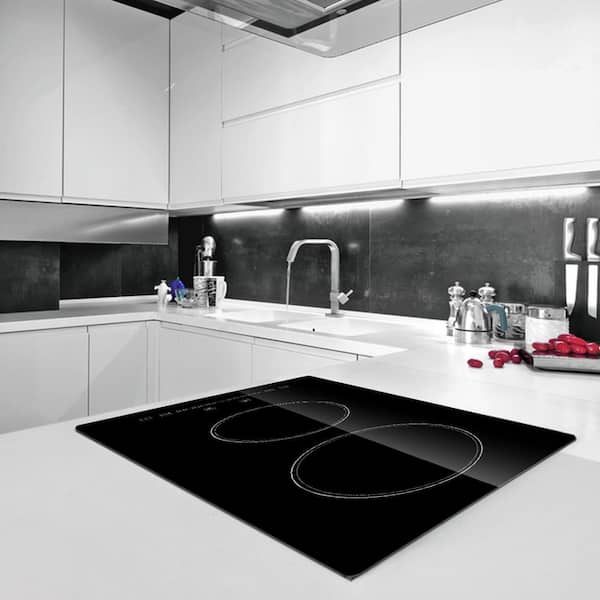 Built in Electric Stove Top 12in. 2 Burners Glass Radiant Cooktop with Sensor Touch Control Power Level Radiant