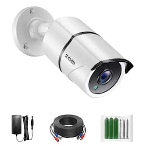 4K 8MP Ultra HD Wired Outdoor Security Bullet Camera with 100 ft. IR Night Vision, IP67 Weatherproof