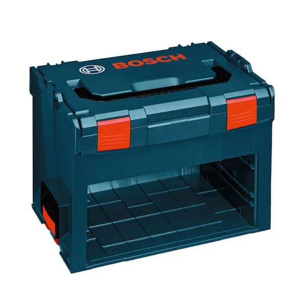 Bosch 3-Compartment L-Boxx-3D Medium Tool Small Parts Organizer with Space for Removable Drawers