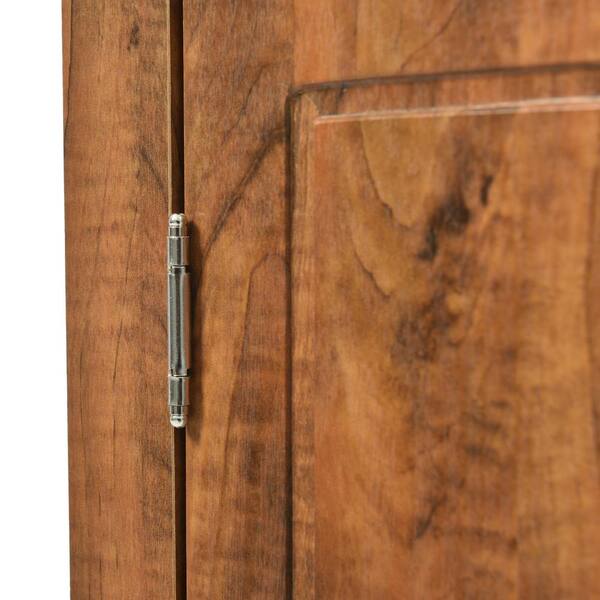 17.2 in. W x 17.2 in. D x 31.5 in. H in Brown Marble MDF Ready to Assemble Kitchen Cabinet with Adjustable Shelves