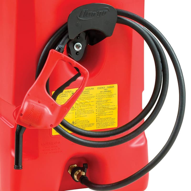 DuraMax 14 Gal. Portable Gas Fuel Tank with Pump (2-Pack)