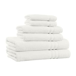 6-Piece Beige Extra Soft 100% Egyptian Cotton Bath Towel Set