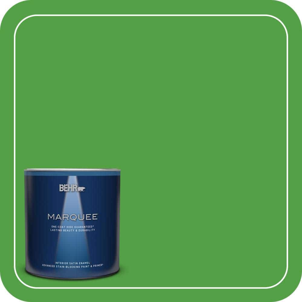 1 qt. #S-G-440 Green Acres Satin Enamel Interior Paint & Primer price history on PriceWatchPro