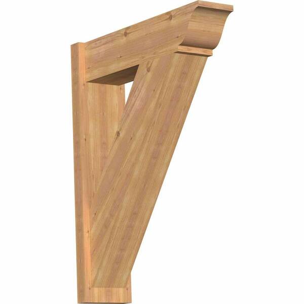 Ekena Millwork 8 in. x 36 in. x 28 in. Traditional Smooth Western Red Cedar Outlooker