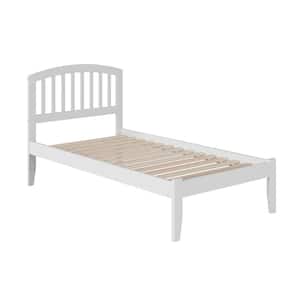 Richmond White Twin XL Platform Bed with Open Foot Board