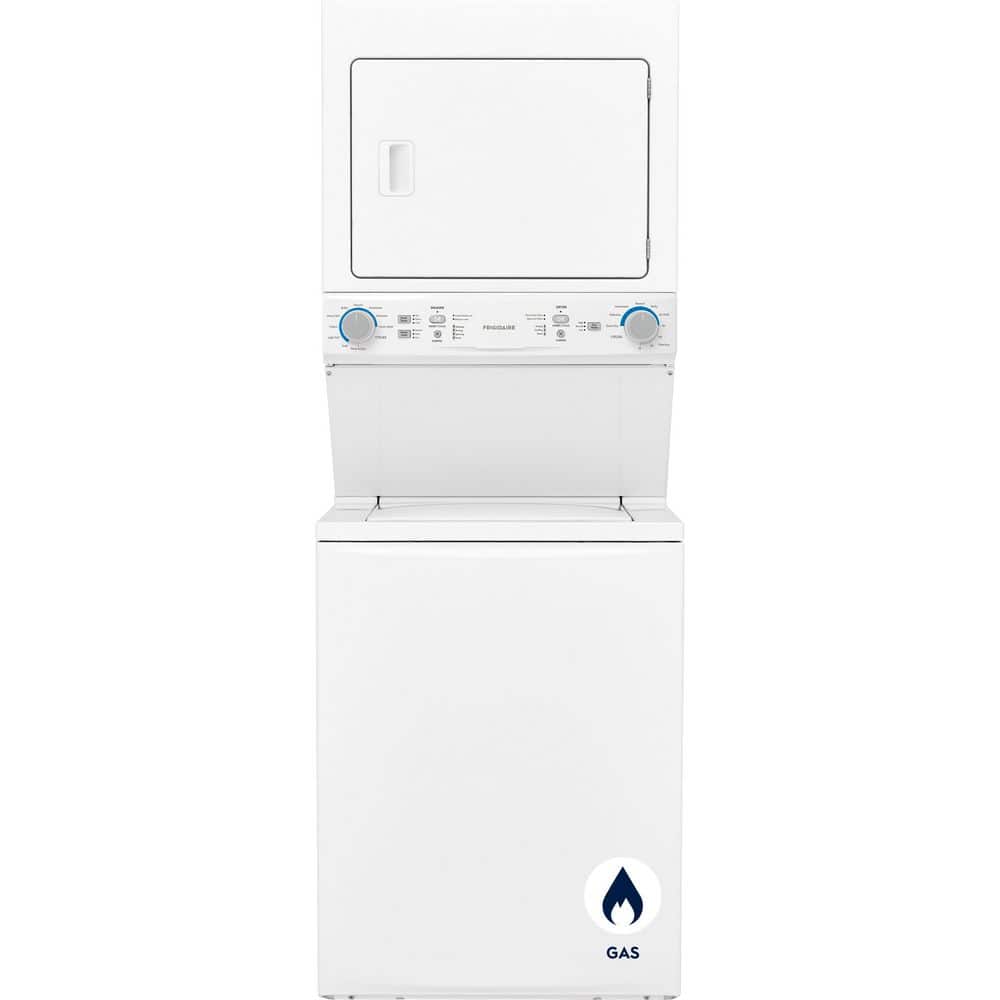 Frigidaire 3.9 cu. ft. Washer and 5.6 cu. ft. Gas Dryer Combo in White with Quick Wash & Dry Cycle, MaxFill and Long Vent