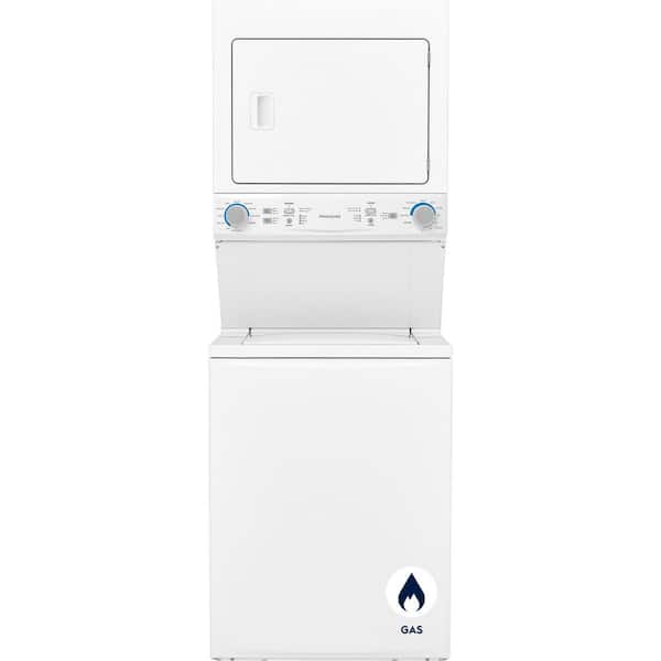 3.9 cu. ft. Washer and 5.6 cu. ft. Gas Dryer Combo in White with Quick Wash & Dry Cycle, MaxFill and Long Vent