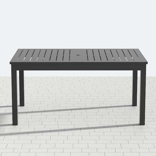 SUNVIVI Extendable Aluminum Dining Table