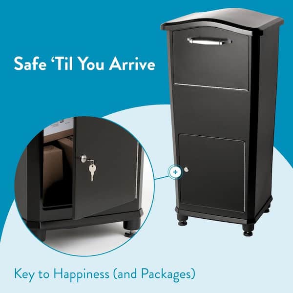 Architectural Mailboxes Elephantrunk Black, Extra Large, Aluminum