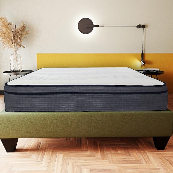 PRIMO INTERNATIONAL Elite Lux Queen Medium Hybrid Euro Top Pocket Spring 14 in Mattress