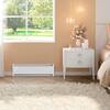 Cadet 35 in. 240/208-volt 500/375-watt SoftHeat Hydronic Electric Baseboard  Heater in White EBHN500W - The Home Depot