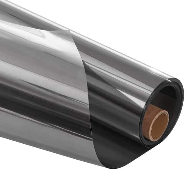 36 in. x 6.5 ft. Window Privacy Film, One Way Window Tint, Daytime Mirror Reflective Heat Control Glass