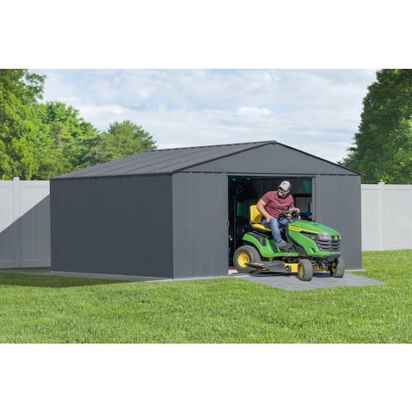 Arrow Classic Storage Shed 12 ft. W x 14 ft. D x 7 ft. H Metal Shed 168 sq. ft.