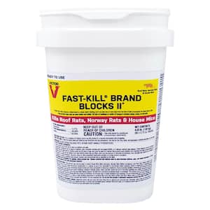 Fast-Kill Easy-to-Use Rodenticide Bait Blocks - 4 lbs.