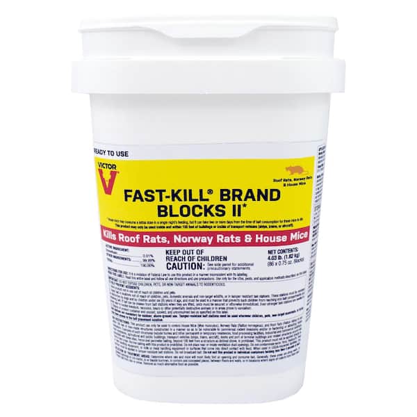 Victor Fast-Kill 4.03 lbs. Rodenticide Bait Blocks
